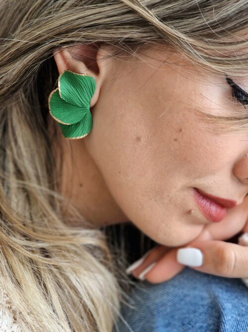 Cercei 3 Petale Forest Green
