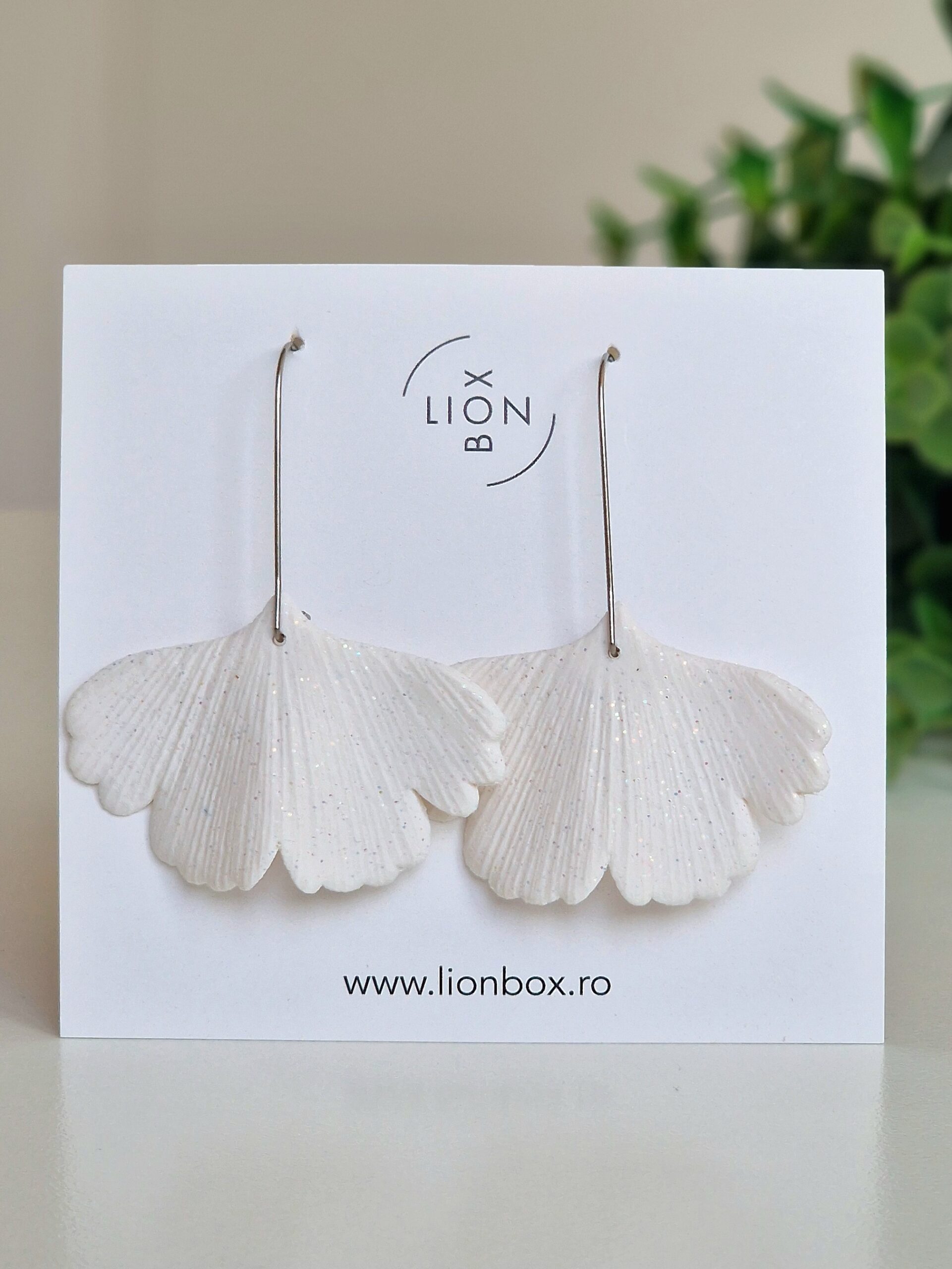 Cercei Ginkgo Biloba White Tija