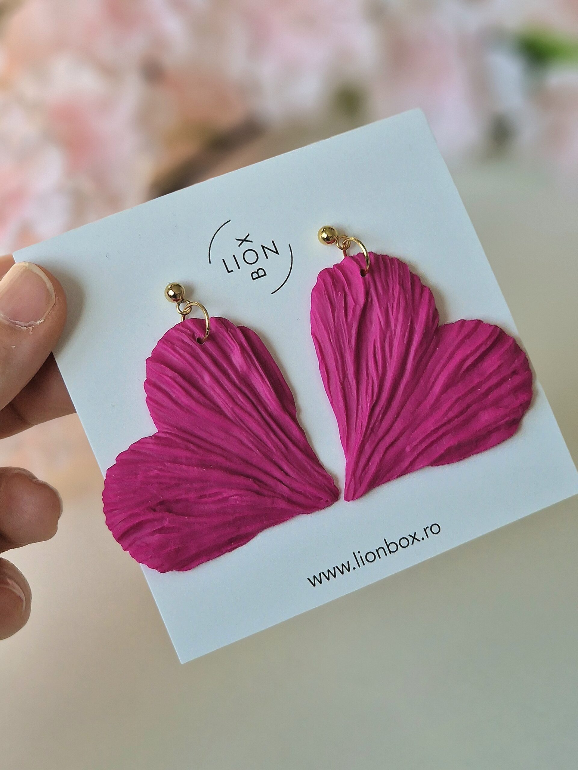 Cercei Fuchsia Heart 2