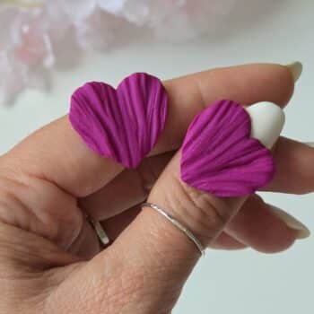 Cercei Amour Petals mini - purple