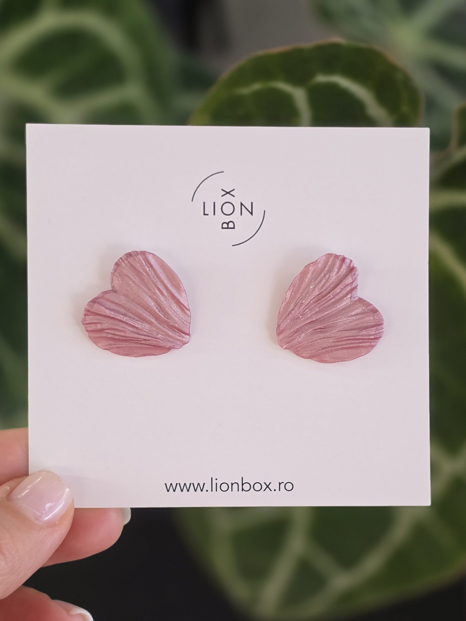 Cercei Amour Mini Dusty Rose