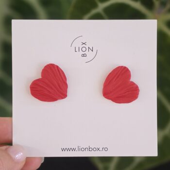 Cercei Amour Mini Ruby Red
