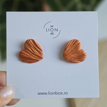 Cercei Amour Mini Warm Gold