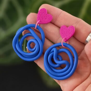 Cercei Spaghetti Blue Pink