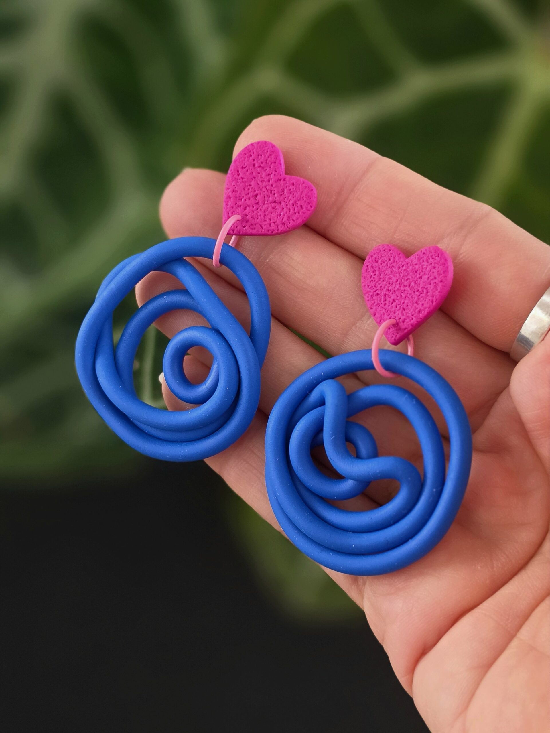 Cercei Spaghetti Blue Pink