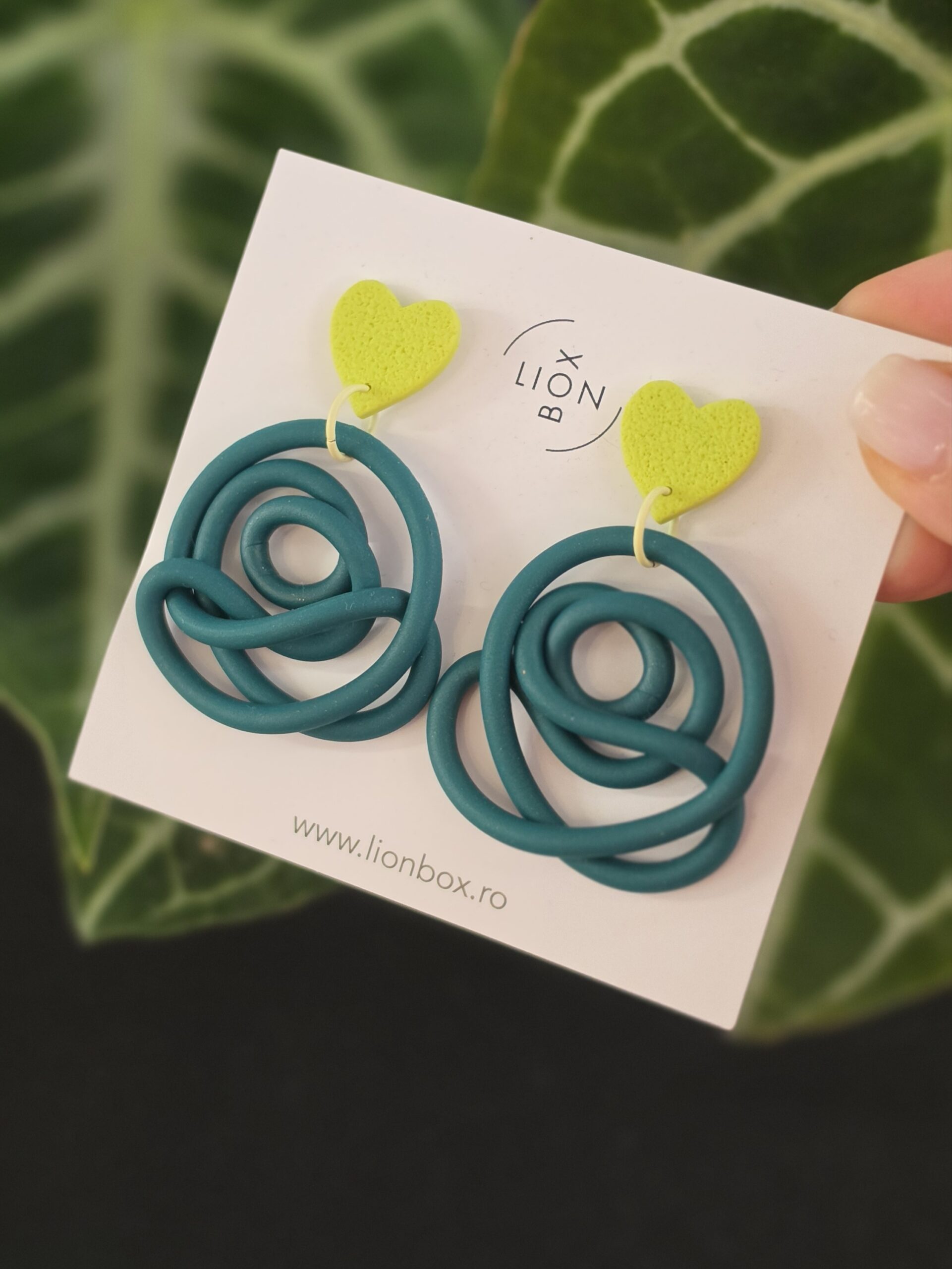 Cercei Spaghetti Teal Lime
