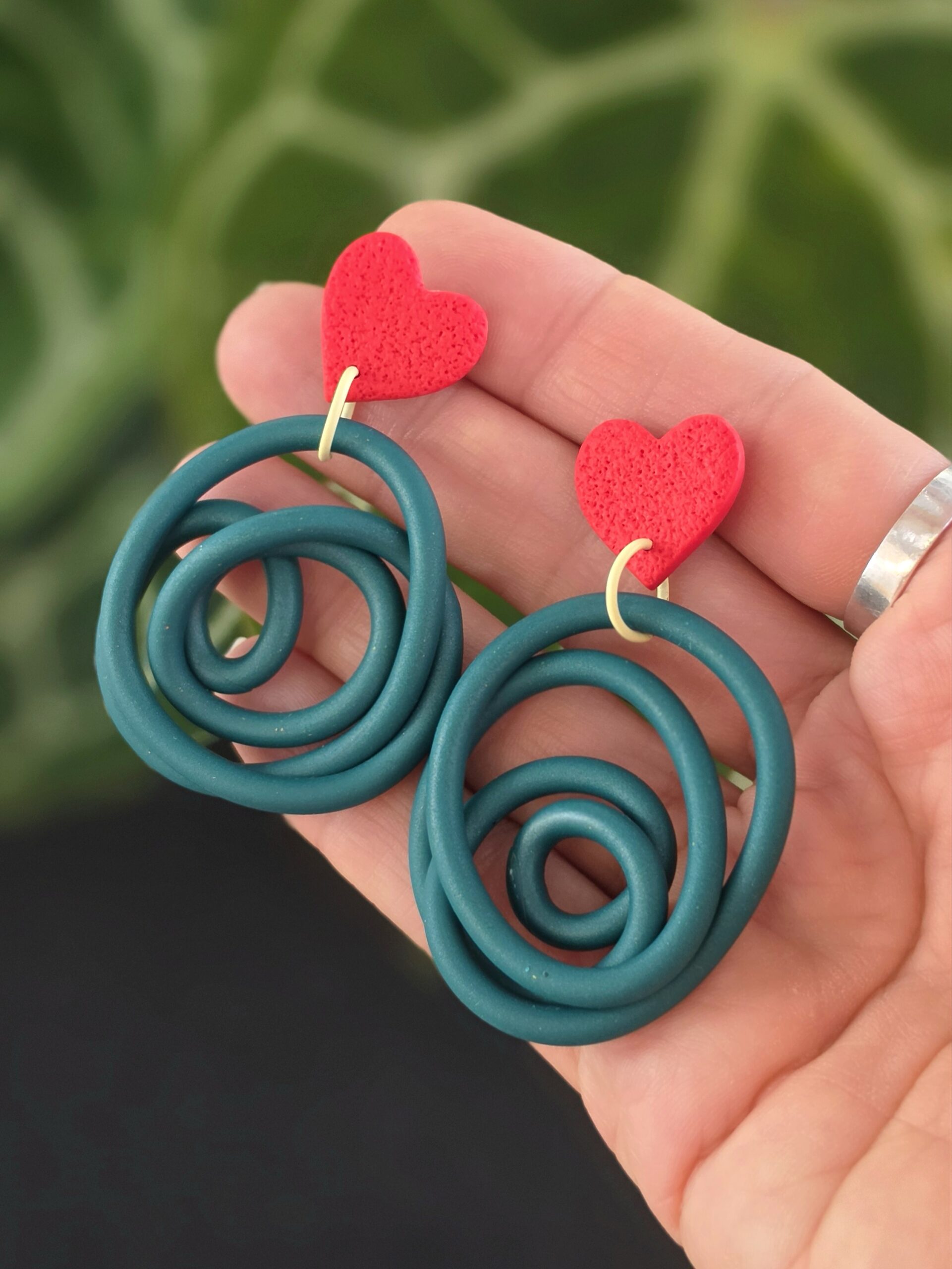 Cercei Spaghetti Teal Red